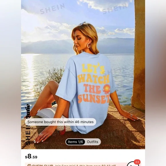 shein basic tee - Picture 1 of 1